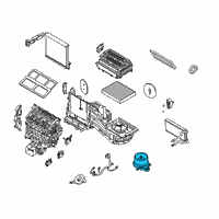 OEM 2021 Lincoln Aviator Blower Motor Diagram - L1MZ-19805-AC