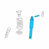 OEM Buick Enclave Shock Diagram - 20757505