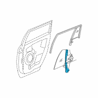 OEM 2006 Chrysler Pacifica Window Regulator Diagram - 5020790AA