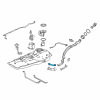 OEM 2018 Lexus NX300h Hose, Fuel Tank To Filler Pipe Diagram - 77213-42120