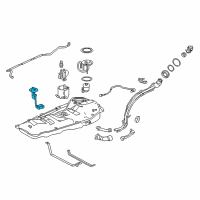 OEM 2018 Lexus NX300h Gage Assy, Fuel Sender Diagram - 83320-49255