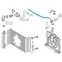 OEM 2016 Toyota Corolla By-Pass Hose Diagram - 16261-0T020