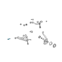 OEM Lexus LX470 Bolt, Washer Based H Diagram - 90105-16061