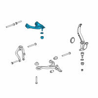 OEM 2009 Acura TSX Arm, Right Front (Upper) Diagram - 51510-TA0-A03