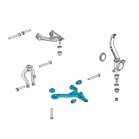 OEM 2011 Honda Accord Arm, Right Front (Lower) Diagram - 51350-TA0-A00