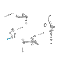 OEM 2007 Honda Accord Bolt, Damper Fork (12X98) Diagram - 90121-S0A-000