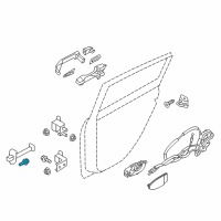 OEM 2021 Nissan NV1500 Nut Diagram - 01225-0024U