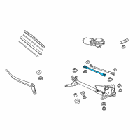 OEM 2011 Honda Accord Crosstour Rod Unit A Diagram - 76540-TA0-A01