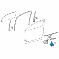 OEM 2021 Toyota Tundra Window Motor Diagram - 85720-0C050