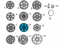 OEM Jeep Wagoneer ALUMINUM Diagram - 4755414AA