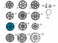 OEM 2022 Jeep Wagoneer ALUMINUM Diagram - 4755413AA