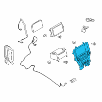 OEM 2021 Ford Mustang Climate Control Module Diagram - JR3Z18842C