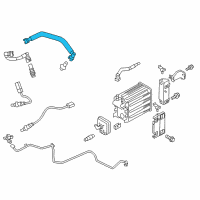 OEM 2015 Ford F-150 Crankcase Tube Diagram - BR3Z-6758-C