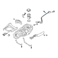 OEM 2010 Ford Taurus Filler Pipe Tube Diagram - 8U5Z-17B068-B