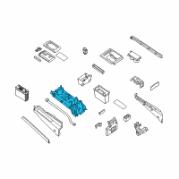 OEM 2015 Nissan Armada Reinforce Assembly - Console Diagram - 96994-ZR00B