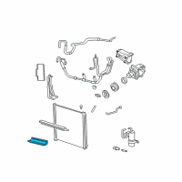 OEM Mercury Condenser Seal Diagram - 4L2Z-19E572-BA