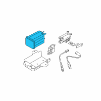 OEM 2012 Kia Sorento Canister Assembly Diagram - 314201U300