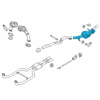 OEM BMW M6 Rear Silencer, Right, With Exhaust Flap Diagram - 18-30-7-845-473