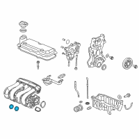 OEM Honda Fit Gasket, Intake Manifold Diagram - 17105-5R0-004