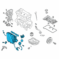 OEM 2014 Hyundai Elantra Manifold Assembly-Intake Diagram - 28310-2E000