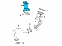 OEM 2022 Honda CR-V Valve Assembly, E-Egr Diagram - 18710-6C1-A01