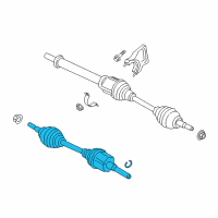 OEM Axle Assembly Diagram - CV6Z-3B437-A