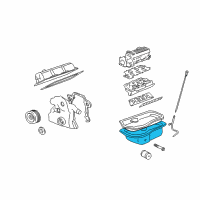 OEM 1999 Chevrolet Camaro Pan Asm-Oil Diagram - 12563241