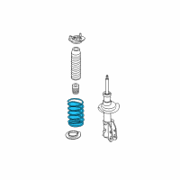 OEM 2008 Ford Edge Coil Spring Diagram - 7T4Z-5310-A