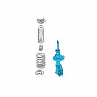 OEM 2010 Lincoln MKX Strut Diagram - BT4Z-18124-EC