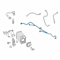 OEM Lincoln Navigator Connector Hose Diagram - 9L1Z-9C015-C