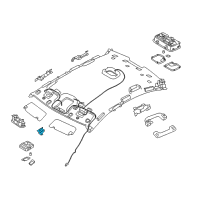 OEM Kia K900 Retainer-Sunvisor Diagram - 85235B1000AYK