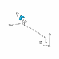 OEM Kia Spectra Bracket-STABILIZER Bar Diagram - 548152D000