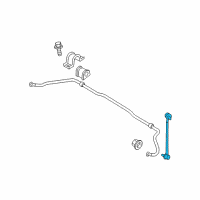 OEM Kia Link Assembly-Front Stabilizer Diagram - 548402F000