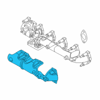 OEM 2010 Dodge Ram 3500 Shield-Heat Diagram - 68210181AA