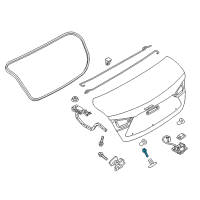 OEM Toyota Lock Bolt Diagram - 90118-WB645