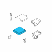 OEM 2001 Nissan Sentra Engine Control Module Diagram - 23710-8U181