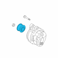 OEM 2009 Hyundai Sonata Pulley-Generator Diagram - 37321-3C250