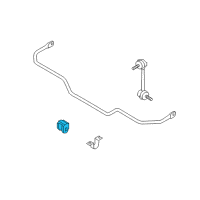 OEM 2006 Nissan Quest Bush-Rear Stabilizer Diagram - 54613-CK010