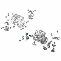 OEM 2019 Honda Ridgeline Weight, Side Engine Mounting Diagram - 50420-TZ5-A00