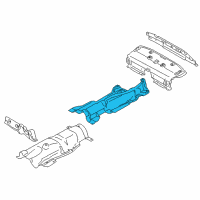 OEM 2019 BMW X1 Fuel Tank Heat Insulation Diagram - 51-48-7-290-780