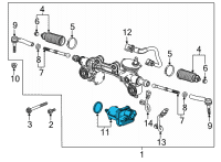 OEM GMC Motor Diagram - 85113641