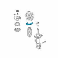 OEM Hyundai Sonata Front Spring Pad, Lower Diagram - 54633-C2000