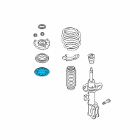 OEM 2019 Kia Optima Pad-Front Spring, Upper Diagram - 54623C2000