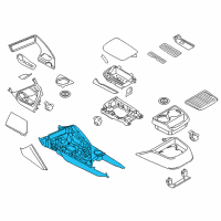 OEM 2019 BMW i8 MOUNT, CENTER CONSOLE Diagram - 51-16-6-993-850