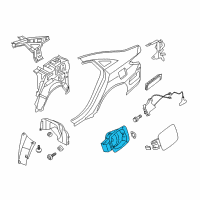 OEM Hyundai Housing-Fuel Filler Door Diagram - 81595-3S000