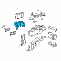 OEM 2019 Lexus RX450h Block Assembly, FUSIBLE Diagram - 82620-48230