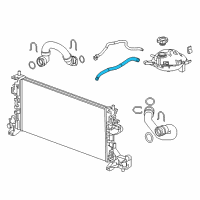 OEM 2018 Chevrolet Cruze Hose Diagram - 13377130