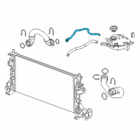 OEM Chevrolet Cruze Hose Diagram - 39057871