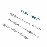 OEM 2021 Ford EcoSport Boot Kit Diagram - GN1Z-3A331-S