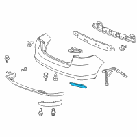 OEM 2014 Honda Insight Reflector Assy., R. RR. Diagram - 33505-SZT-003